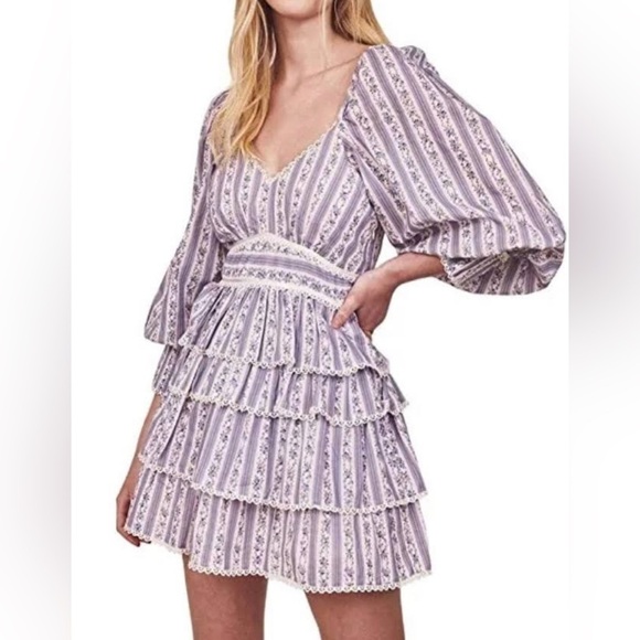 LoveShackfancy Astor ruffle dress vintage style - Picture 4 of 10